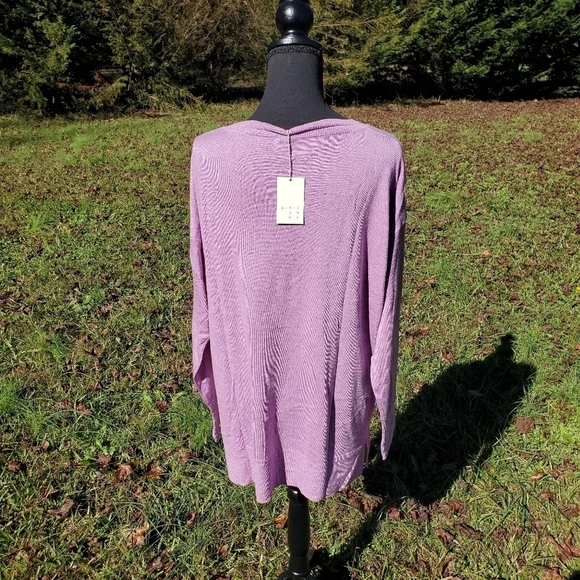 Soft Light Lavender Sweater 2XL+ NWT - Picture 8 of 8